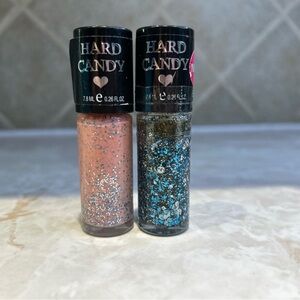 Hard candy | 2 glitter nail polishes